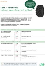 Däck – risker i fält (checklista)