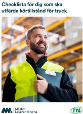 Checklista utfärda körtillstånd truck